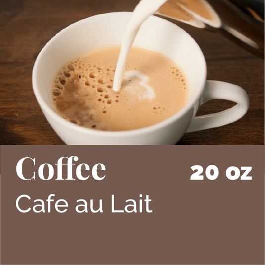 Cafe au Lait 20 oz